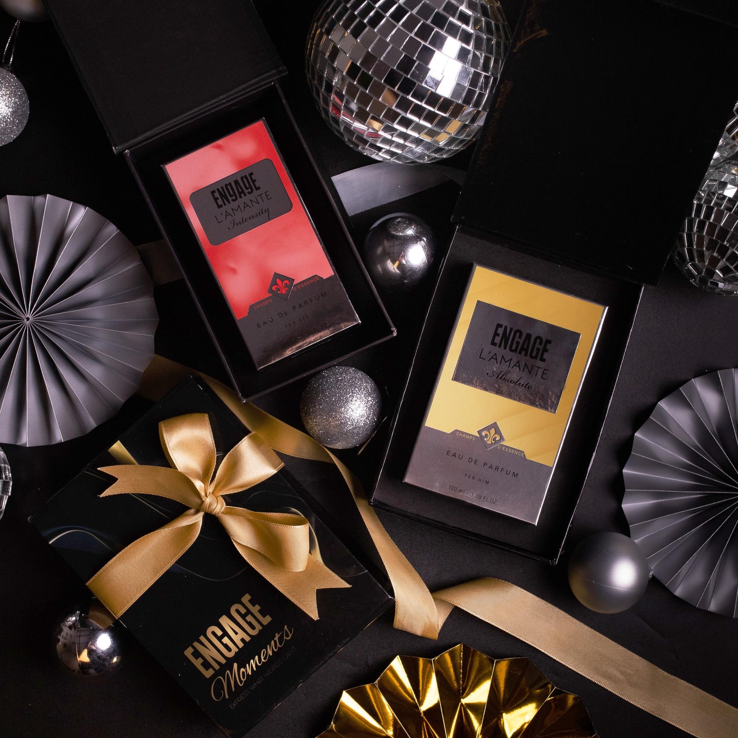 Engage Gift Luxury Perfume Set - L'amante Moments Gift Box For Men & Women, 100 ml, Long Lasting, Wedding Gift, Anniversary Gift, 100ml x 2_5 Engage Gift Luxury Perfume Set - L'amante Moments Gift Box For Men & Women, 100 ml, Long Lasting, Wedding Gift, Anniversary Gift, 100ml x 2_5
