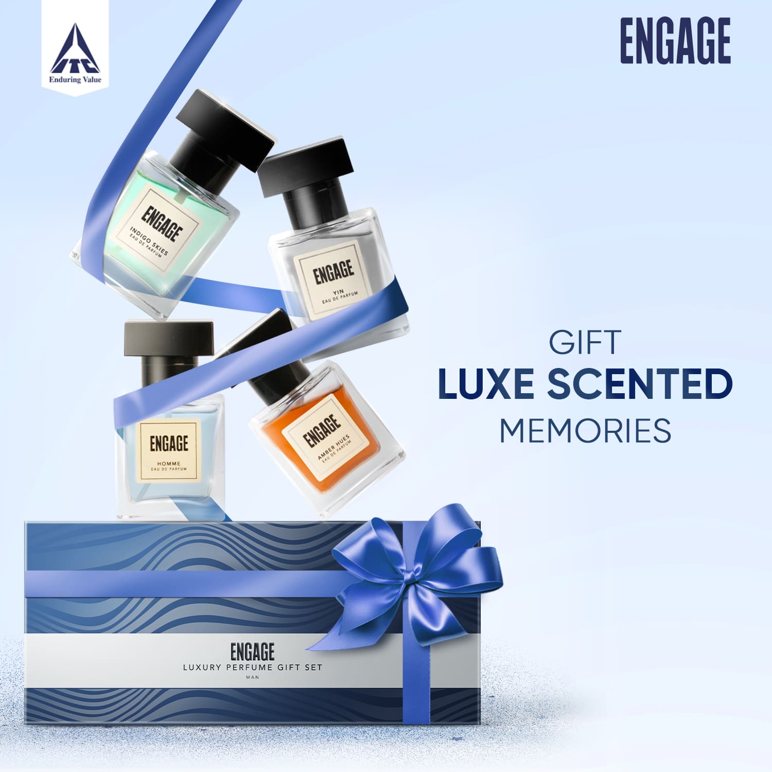 Engage Gift Assorted Luxury Perfume Set - For Men, 100ml, Long Lasting, Assorted Pack, Birthday Gift, Anniversary Gift, 25ml x 4 Engage Gift Assorted Luxury Perfume Set - For Men, 100ml, Long Lasting, Assorted Pack, Birthday Gift, Anniversary Gift, 25ml x 4