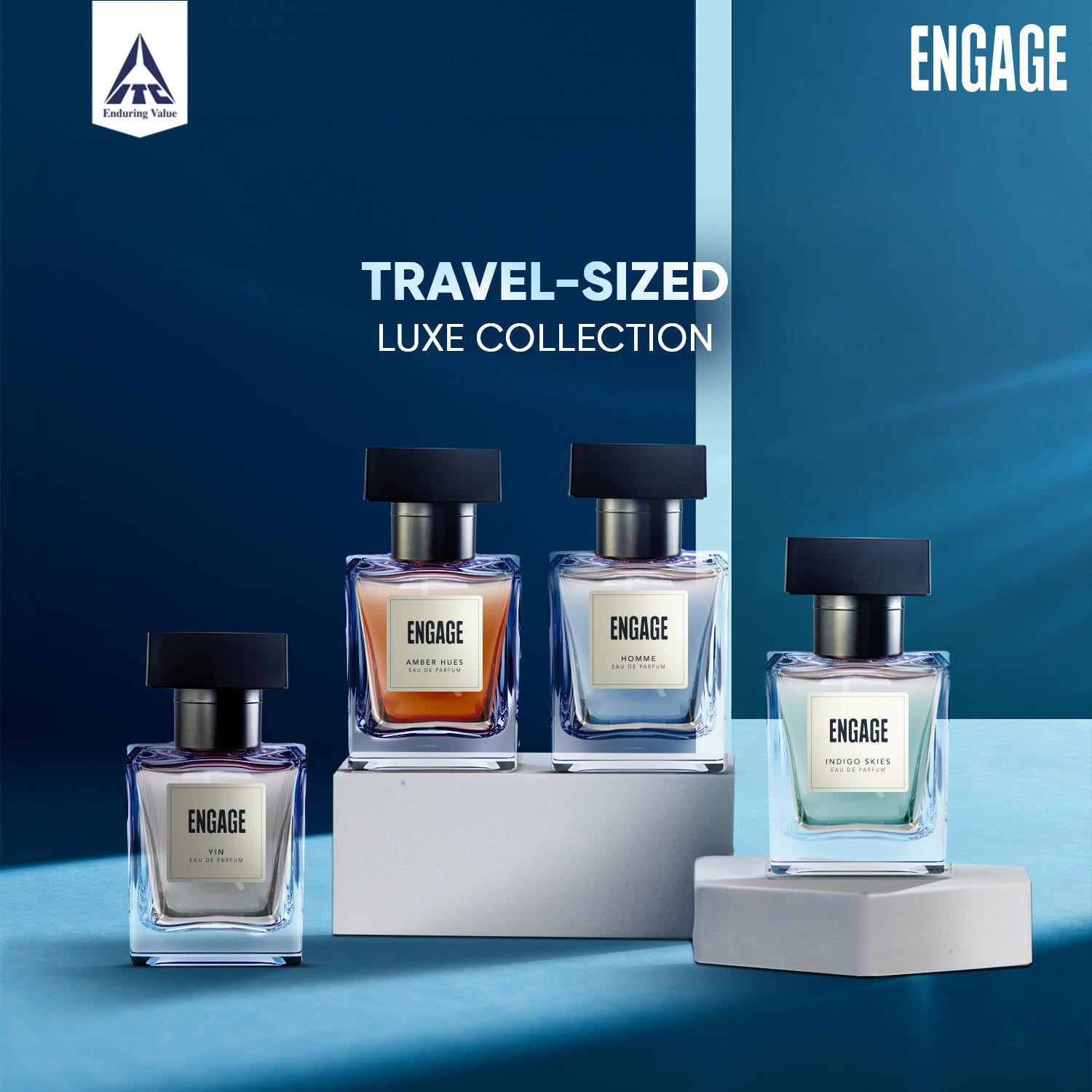 Engage Gift Assorted Luxury Perfume Set - For Men, 100ml, Long Lasting, Assorted Pack, Birthday Gift, Anniversary Gift, 25ml x 4 Engage Gift Assorted Luxury Perfume Set - For Men, 100ml, Long Lasting, Assorted Pack, Birthday Gift, Anniversary Gift, 25ml x 4