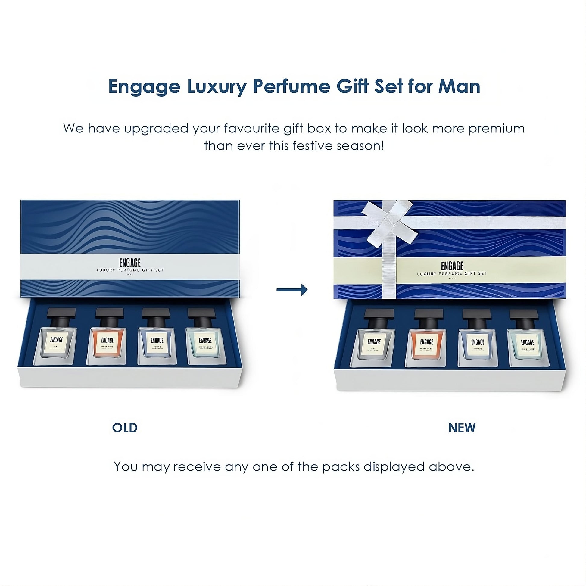 Engage Gift Assorted Luxury Perfume Set - For Men, 100ml, Long Lasting, Assorted Pack, Birthday Gift, Anniversary Gift, 25ml x 4 Engage Gift Assorted Luxury Perfume Set - For Men, 100ml, Long Lasting, Assorted Pack, Birthday Gift, Anniversary Gift, 25ml x 4