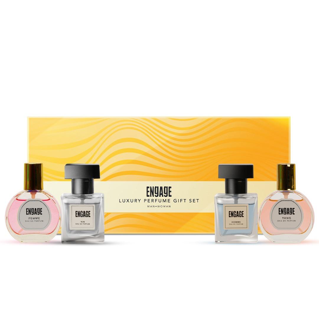 Engage Gift Assorted Luxury Perfume Set - For Men & Women, 100ml, Long Lasting, Assorted Pack, Wedding Gift, Anniversary Gift, 25ml x 4_7 Engage Gift Assorted Luxury Perfume Set - For Men & Women, 100ml, Long Lasting, Assorted Pack, Wedding Gift, Anniversary Gift, 25ml x 4_7