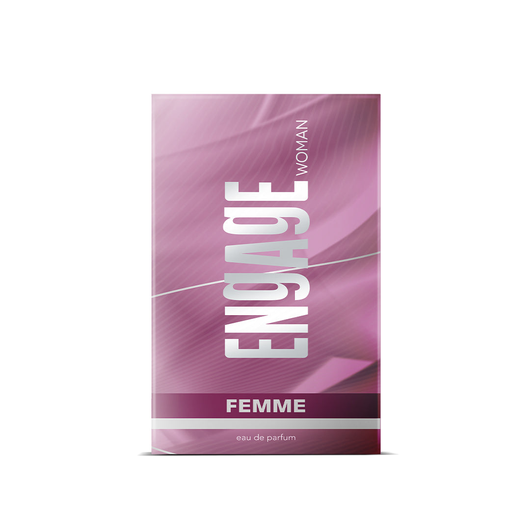 Engage Femme Eau De Parfum for Women, Citrus & Floral, Luxury & Skin Friendly, Long Lasting Fragrance 50ml
