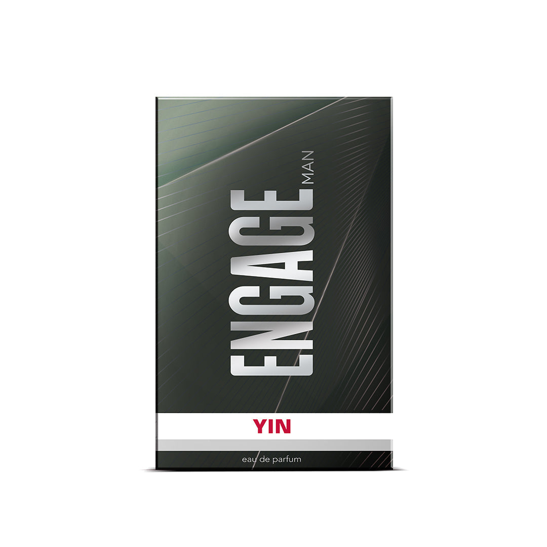 Engage Yin Eau De Parfum for Men, Citrus & Fresh, Luxury & Skin Friendly, Long Lasting Fragrance 50ml