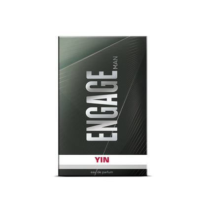 Engage Yin Eau De Parfum for Men, Citrus & Fresh, Luxury & Skin Friendly, Long Lasting Fragrance 50ml