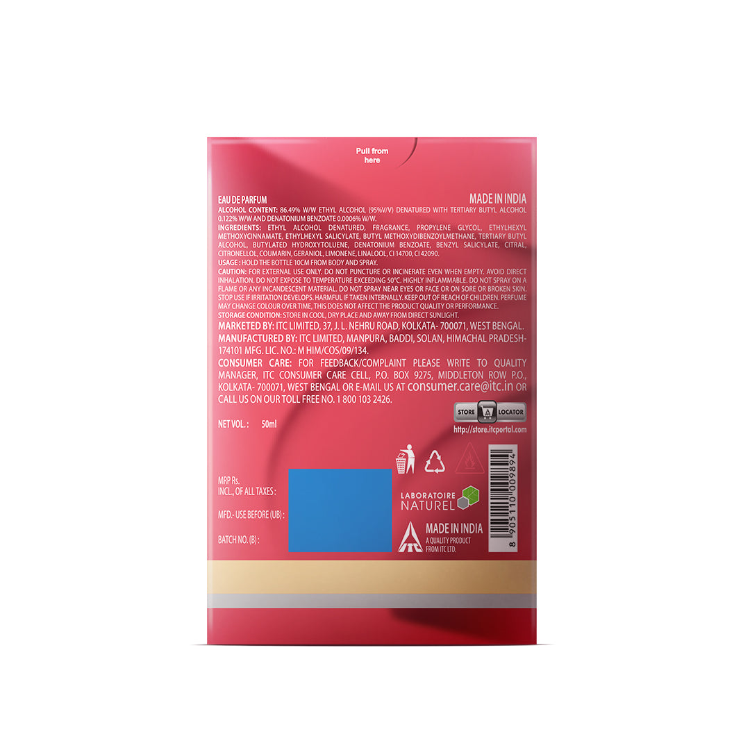 Engage Yang Eau De Parfum for Women, Fruity & Floral, Luxury & Skin Friendly, Long Lasting Fragrance 50ml