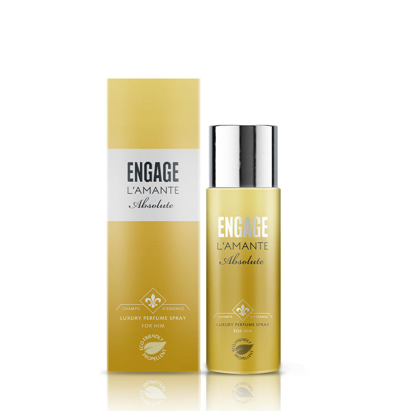 L'amante Absolute Perfume Spray For Him, Eco-Friendly Propellant, Soft Touch Spray