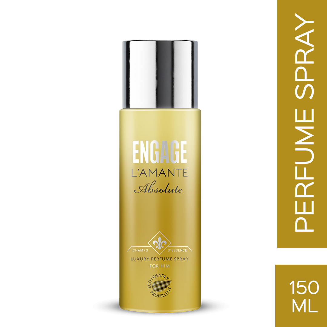 L'amante Absolute Perfume Spray For Him, Eco-Friendly Propellant, Soft Touch Spray