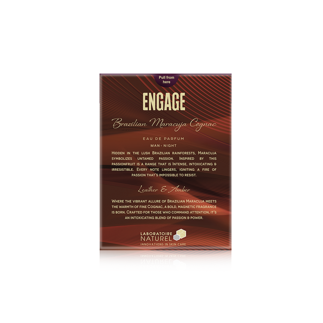 Engage Brazilian Maracuja Cognac Eau De Parfum for Men 50ml
