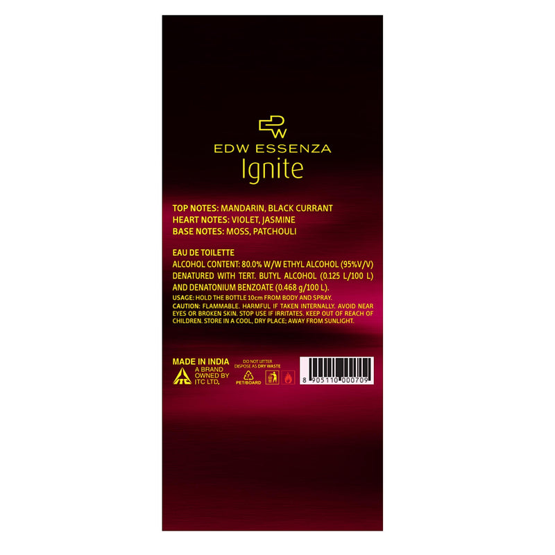 Ignite Luxury Perfume for Women, Travel Sized, Eau De Toilette, Fruity & Ambery, Long-Lasting, 16ml