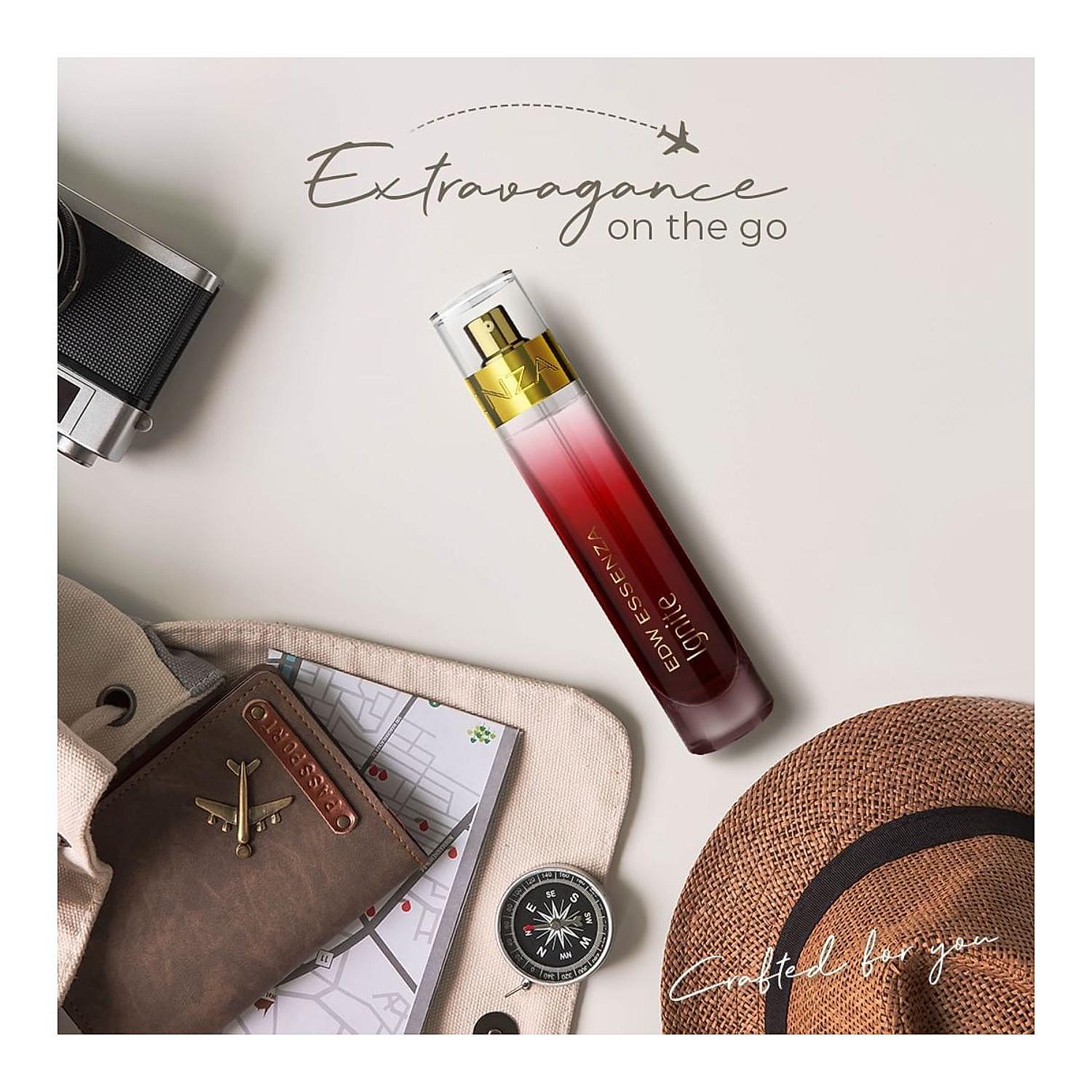 Ignite Luxury Perfume for Women, Travel Sized, Eau De Toilette, Fruity & Ambery, Long-Lasting, 16ml