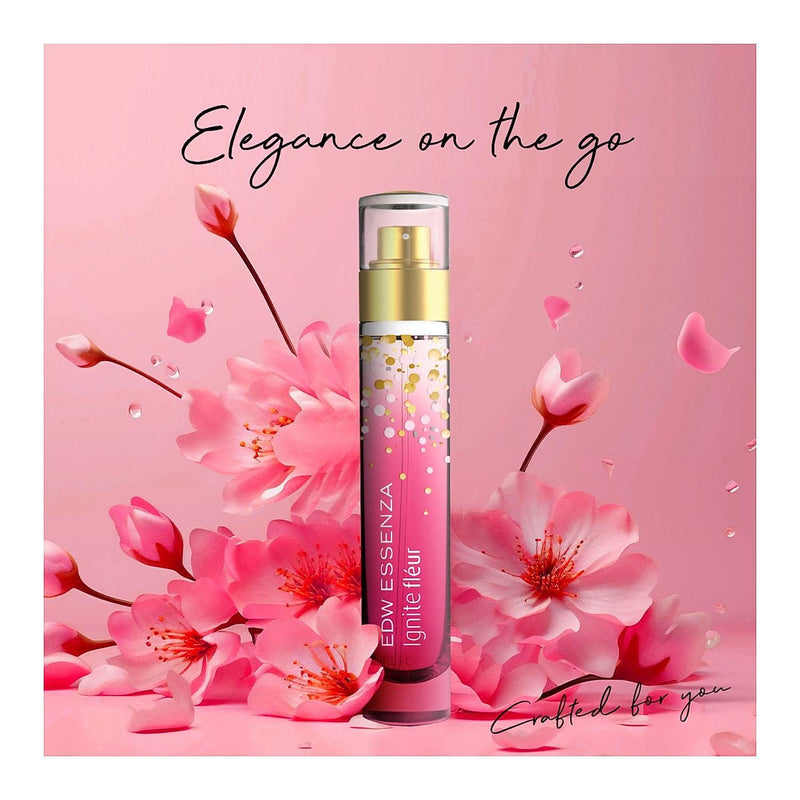 Ignite Fleur Luxury Perfume for Women, Travel Sized, Eau De Toilette, Floral & Fruity, Long-Lasting, 16ml