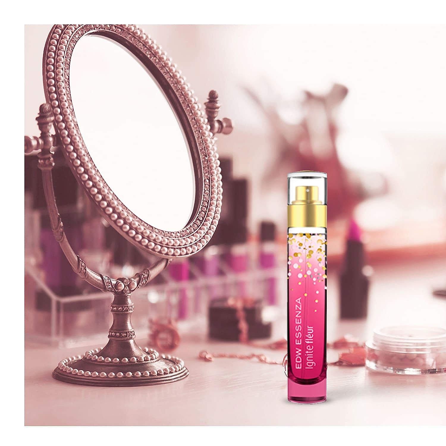 Ignite Fleur Luxury Perfume for Women, Travel Sized, Eau De Toilette, Floral & Fruity, Long-Lasting, 16ml