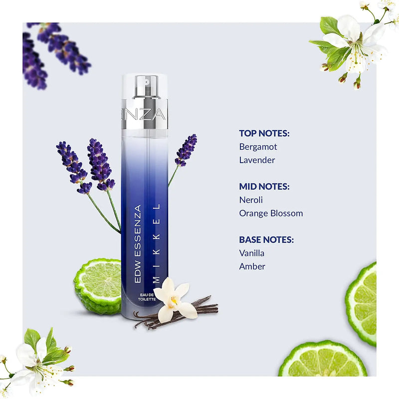Mikkel Luxury Perfume for Men, Travel Sized, Eau De Toilette, Citrus & Ambery, Long-Lasting, 16ml