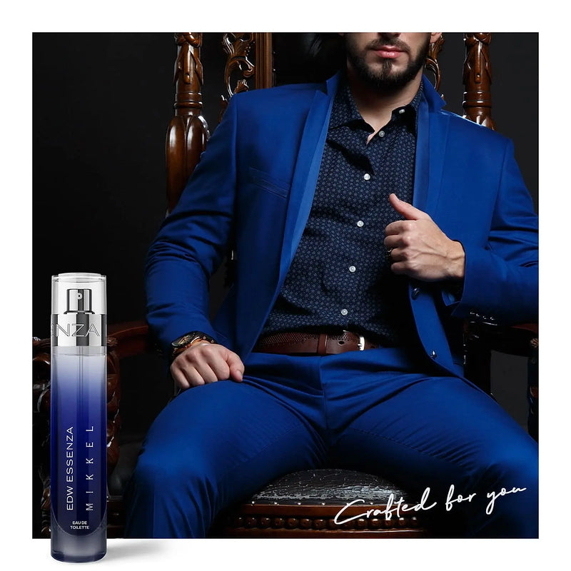 Mikkel Luxury Perfume for Men, Travel Sized, Eau De Toilette, Citrus & Ambery, Long-Lasting, 16ml