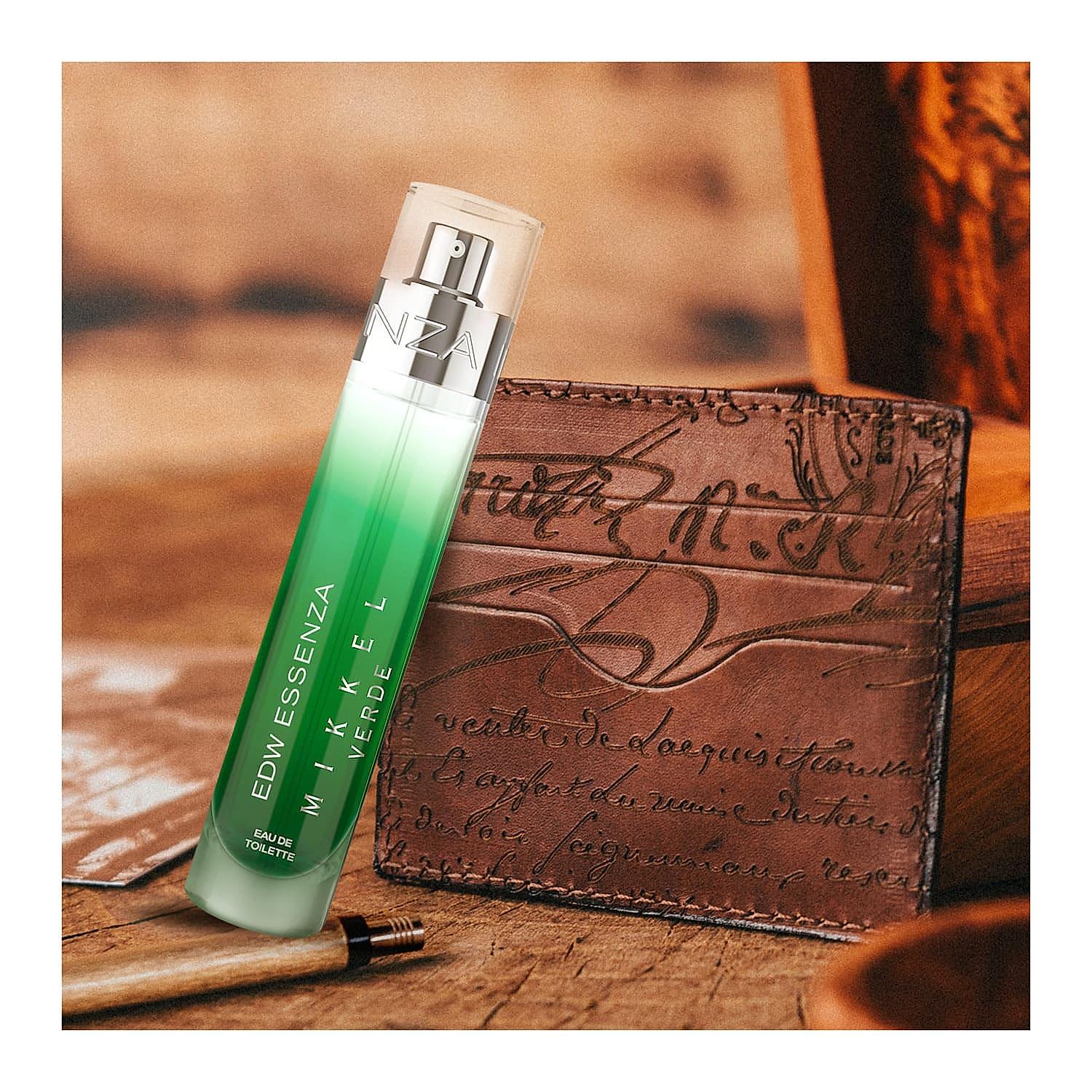 Mikkel Verde Luxury Perfume for Men, Travel Sized, Eau De Toilette, Earthy & Woody, Long-Lasting, 16ml