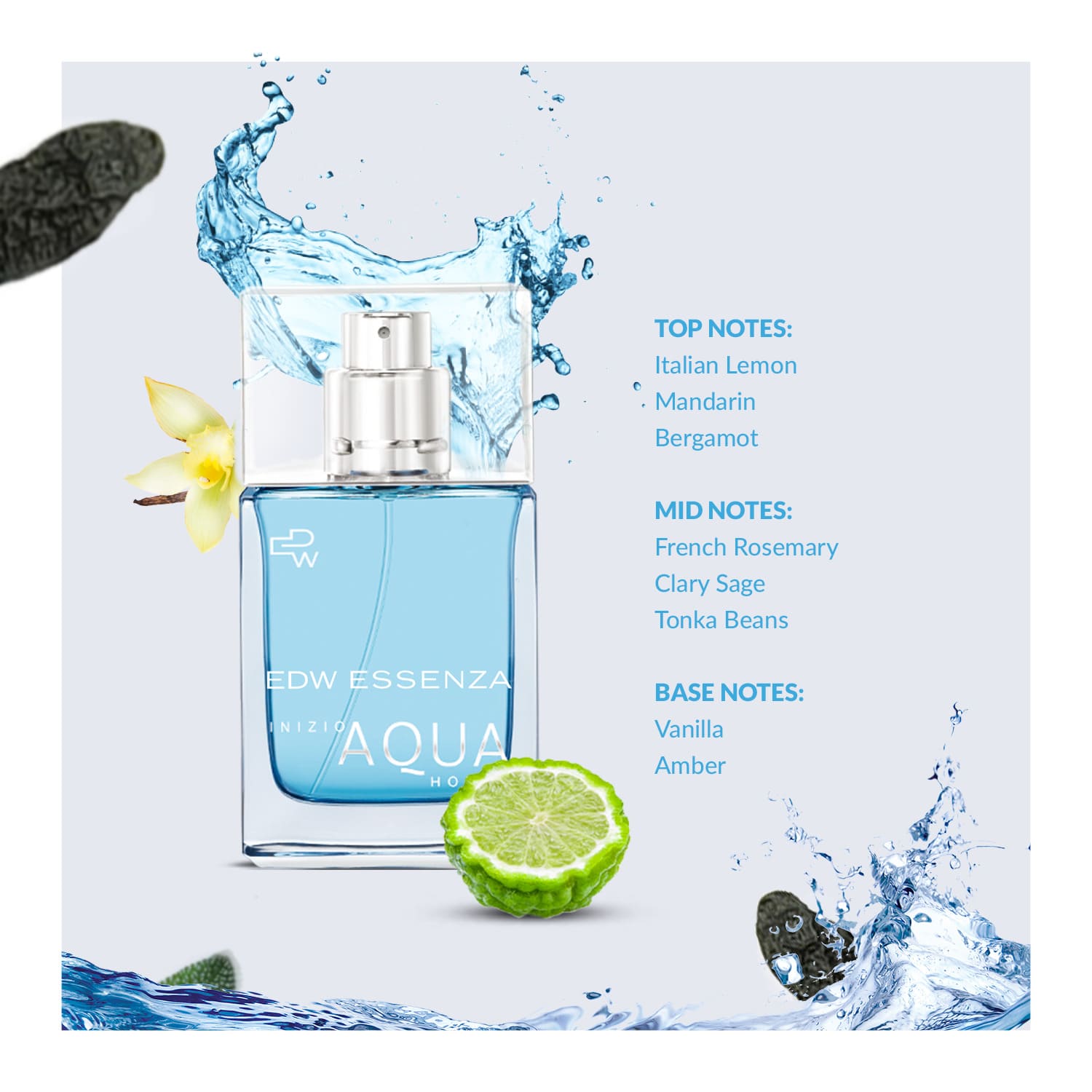 Inizio Aqua Homme Luxury EDT for Him