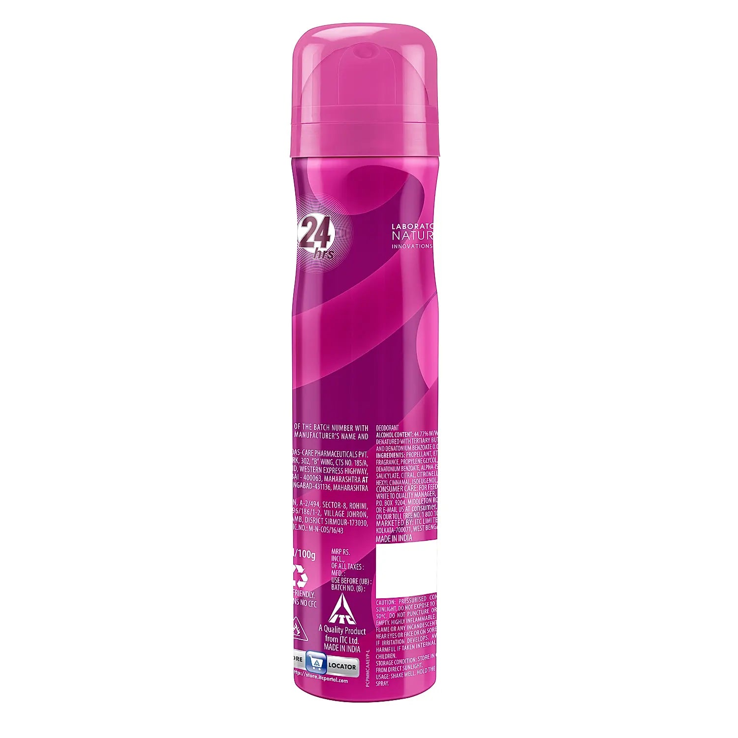 Engage Floral Zest Deodorant, For Women, Citrus & Floral Notes, Long-Lasting