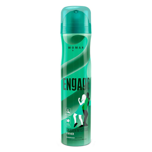 Engage Garden Mystique Deodorant, For Women, Spicy & Woody Notes, Long-Lasting