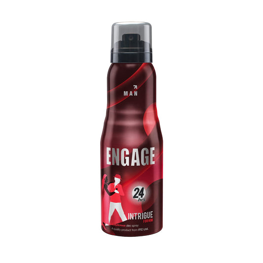 Engage Intrigue Deodorant, For Men, Warm & Fresh Notes, Long-Lasting