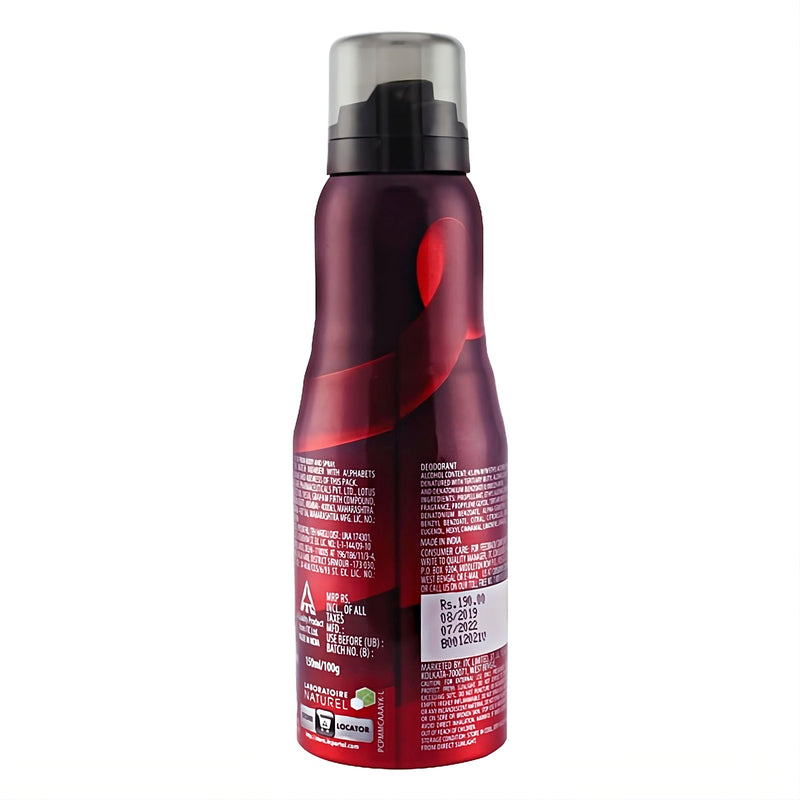 Engage Intrigue Deodorant, For Men, Warm & Fresh Notes, Long-Lasting
