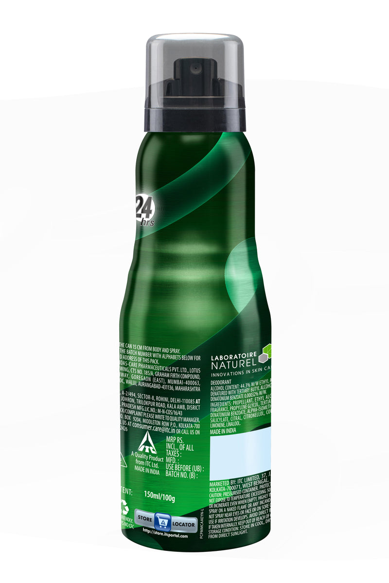 Engage Ocean Zest Deodorant, For Men, Citrus & Aqua Notes, Long-Lasting