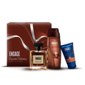 Engage Gift - Exquisite Collection Luxury Grooming Set for Men, Amber Hues Eau De Parfum (100ml), Amber Hues Shower Gel (250ml), Amber Hues Face Wash (100ml), Combo Set of 3, Gift For Men, Anniversary Gift, Birthday Gift