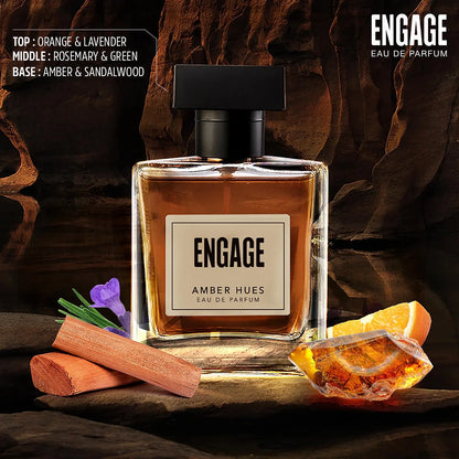 Amber Hues Perfume for Men, Eau de Parfum, Ambery & Warm, Long-Lasting