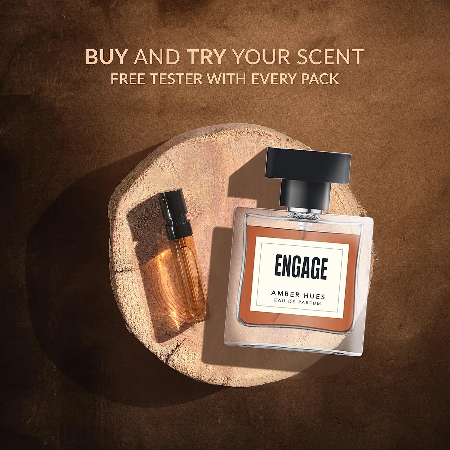 Amber Hues Perfume for Men, Eau de Parfum, Ambery & Warm, Long-Lasting