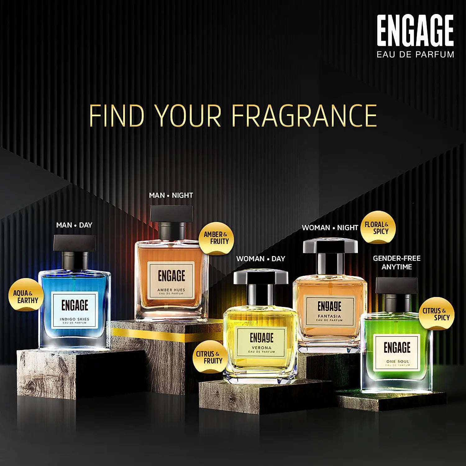 Amber Hues Perfume for Men, Eau de Parfum, Ambery & Warm, Long-Lasting