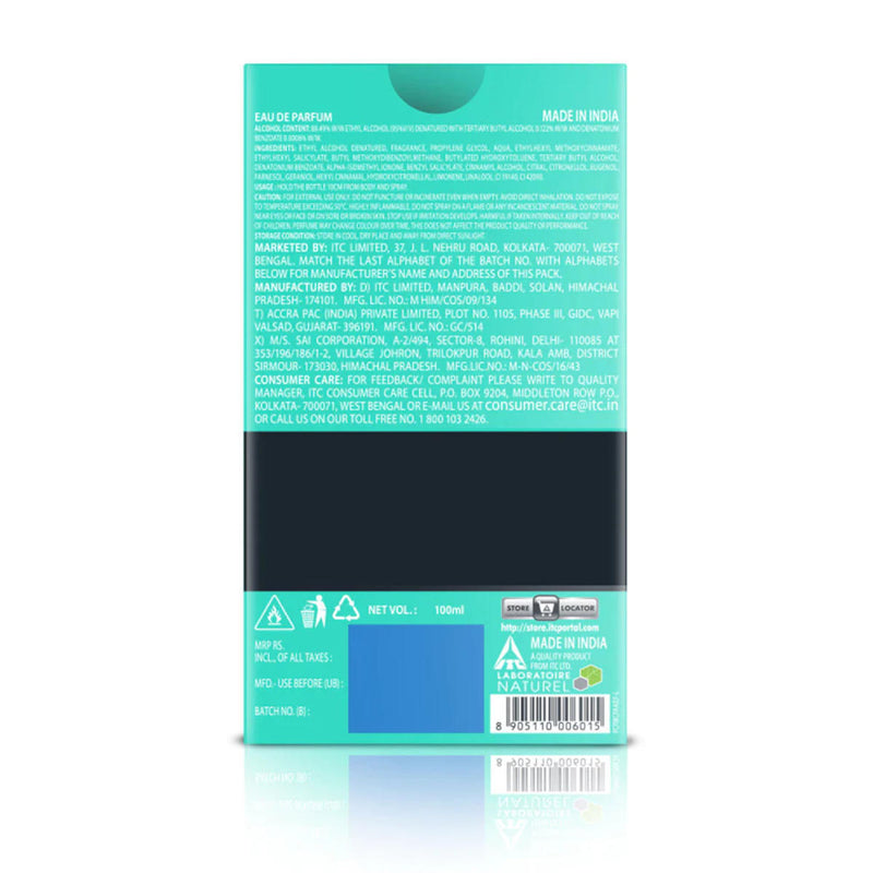 Indigo Skies Perfume for Men, Eau de Parfum, Earthy & Aqua, Long-Lasting