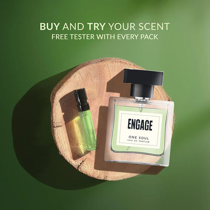 One Soul Gender-Free Perfume, Eau de Parfum, Citrus & Spicy, Long-Lasting