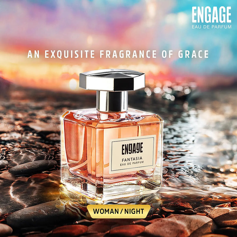 Fantasia Perfume for Women, Eau de Parfum, Floral & Spicy, Long-Lasting
