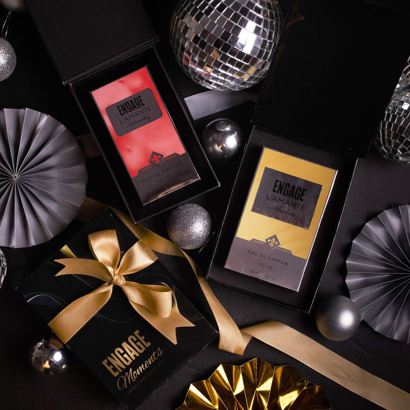 Engage Gift Luxury Perfume Set - L'amante Moments Gift Box For Men, 100 ml, Long Lasting, Birthday Gift, Anniversary Gift