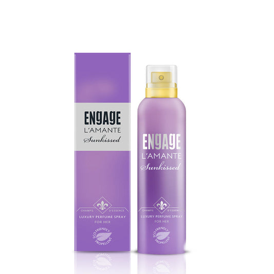 L'amante Sunkissed Perfume Spray for Her, Eco-friendly Propellant, Soft Touch Spray