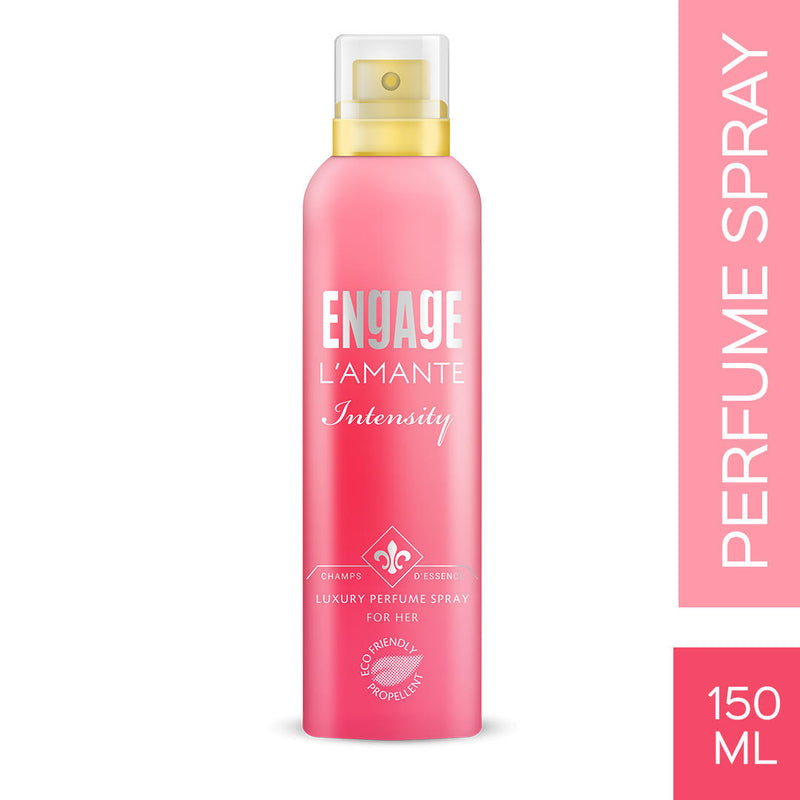 L'amante Intensity Perfume Spray for Her, Eco-friendly Propellant, Soft Touch Spray