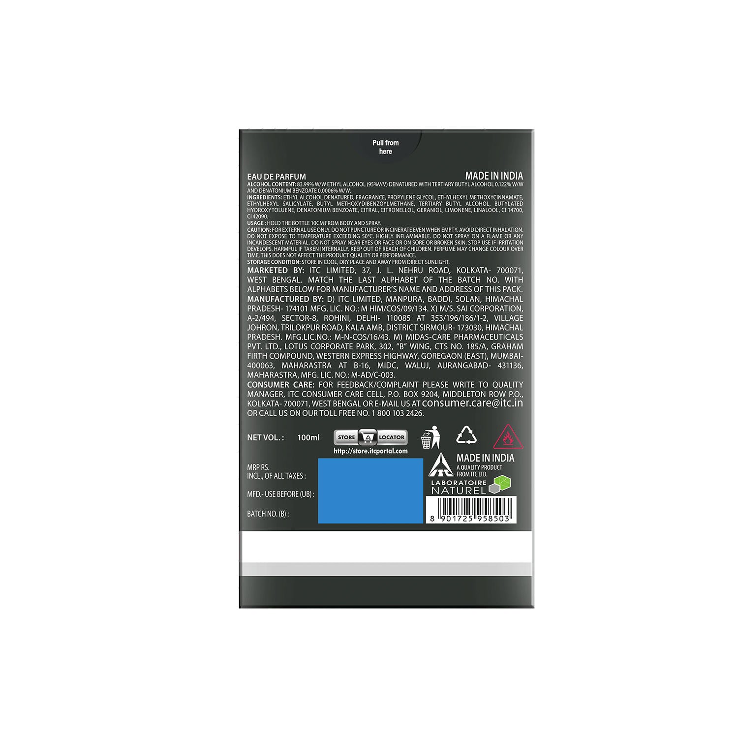 Engage Eau De Parfum Yin 100ml
