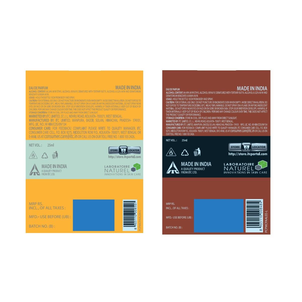 Engage EDP Travel Combo for Men & Women 25ml x2