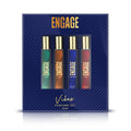 Engage Gift Perfume Set - Vibes For Men, 100ml, Long Lasting, Assorted Pack, Birthday Gift, Anniversary Gift, 25ml x 4